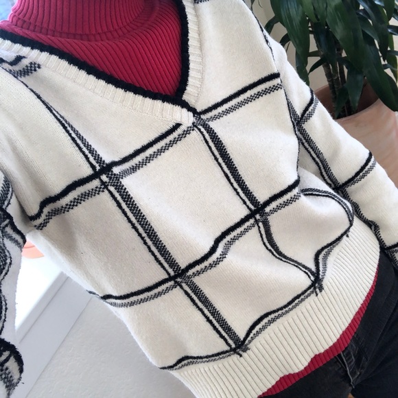 Windowpane Sweater - Picture 3 of 5